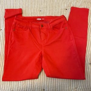 Old Navy Rockstar Red jeans